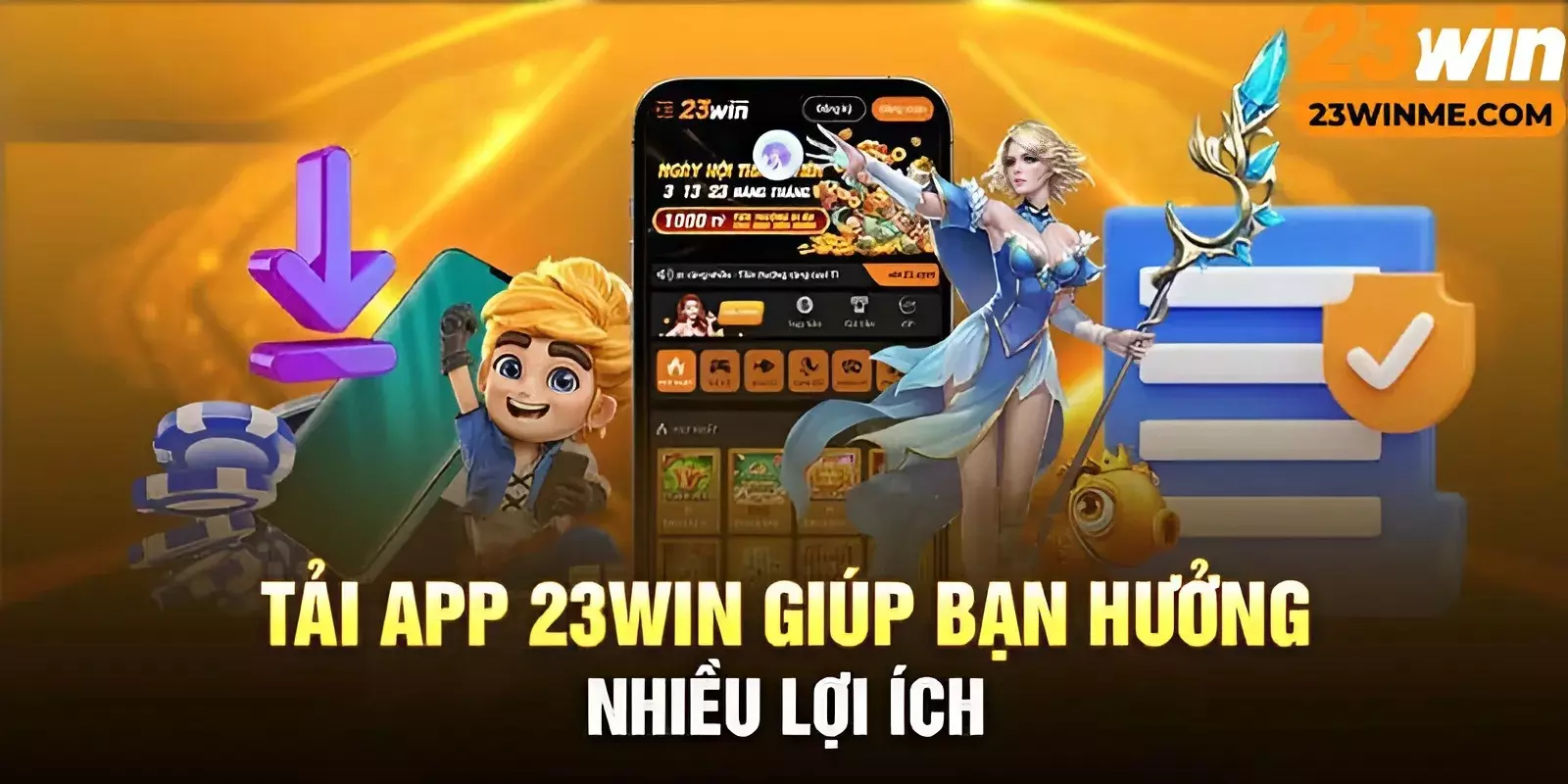 Những lợi ích khi tại app 23Win